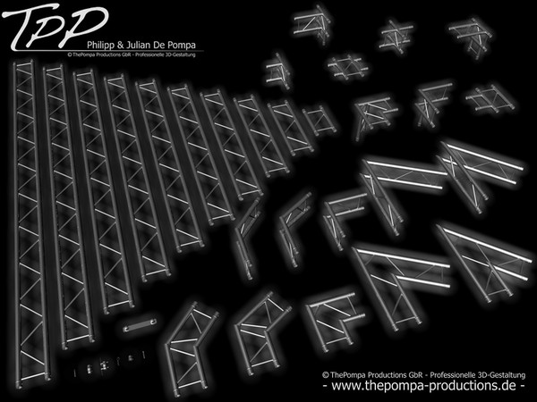 3d tpp-1 truss package model - TPP-1 Truss Package Complete by ThePompa